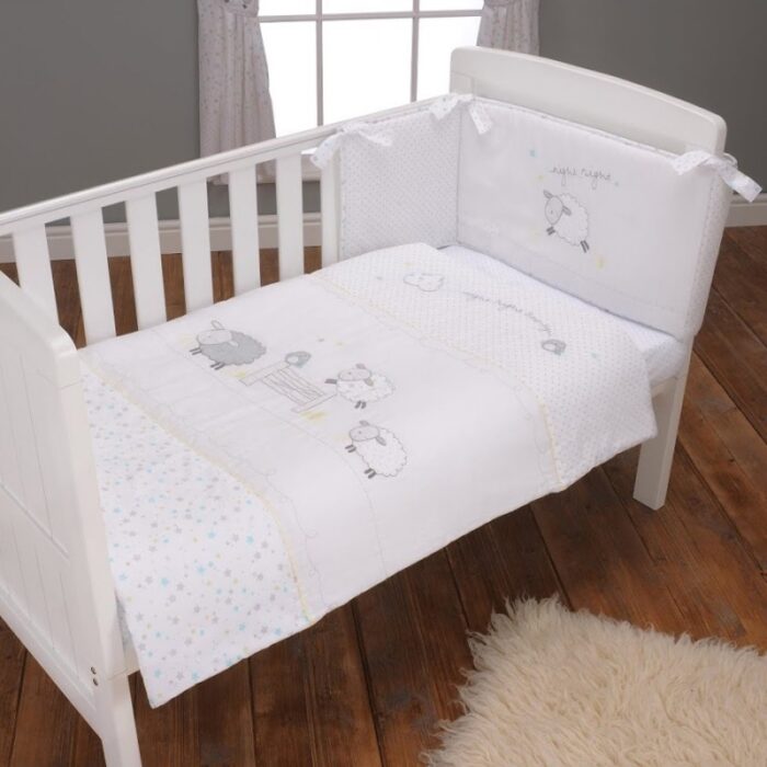 East Coast Silver Cloud Counting Sheep 3pc Bedding Bale Set - Image 2