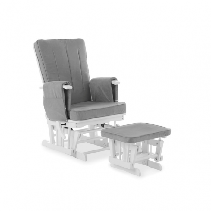 Obaby Deluxe Reclining Glider Chair and Stool - Image 2