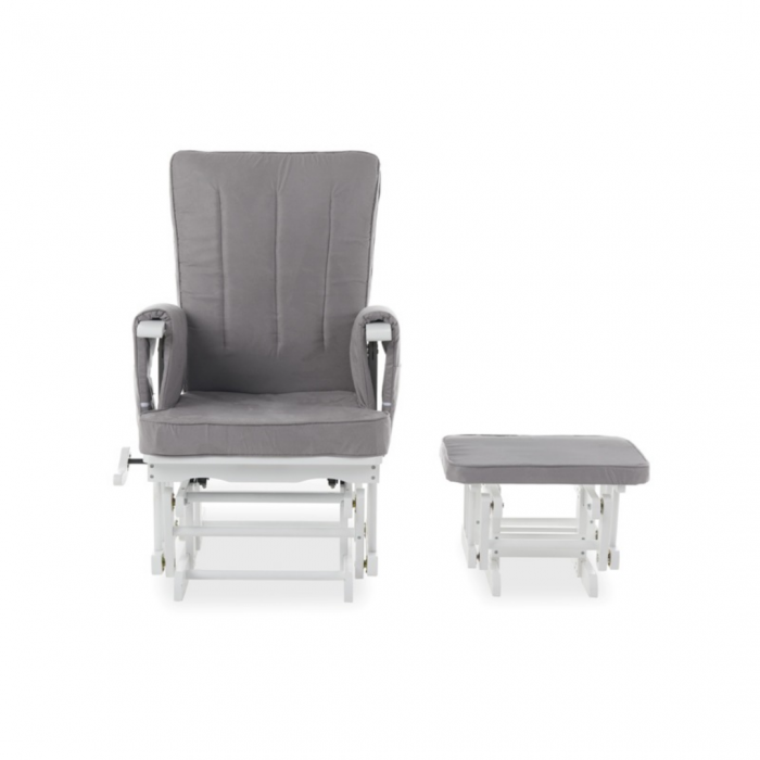 Obaby Deluxe Reclining Glider Chair and Stool - Image 5