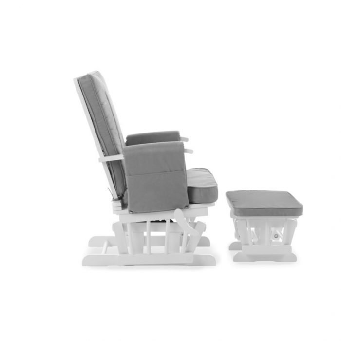 Obaby Deluxe Reclining Glider Chair and Stool - Image 6
