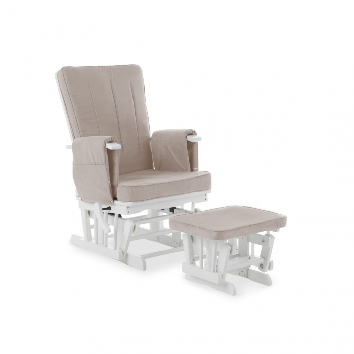 Obaby Deluxe Reclining Glider Chair and Stool - Image 7