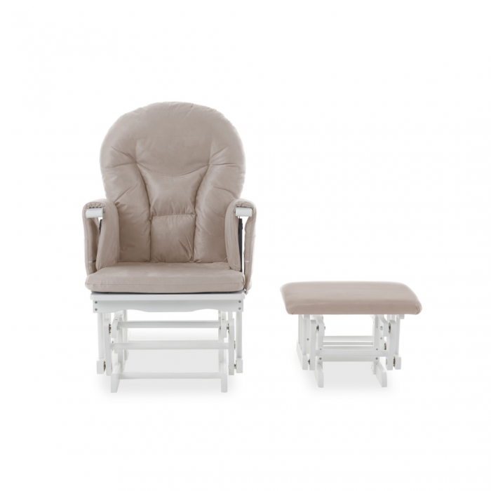 Obaby Reclining Glider Chair and Stool - Image 8