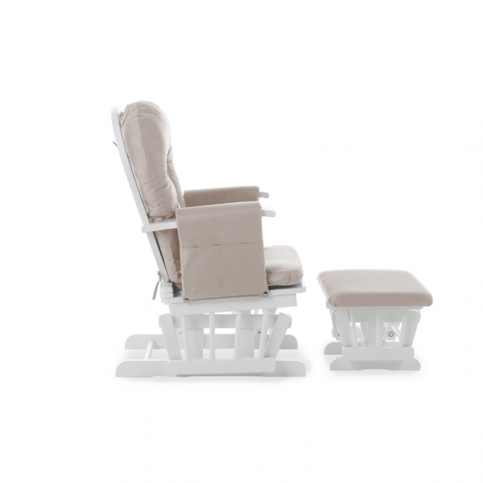 Obaby Reclining Glider Chair and Stool - Image 9