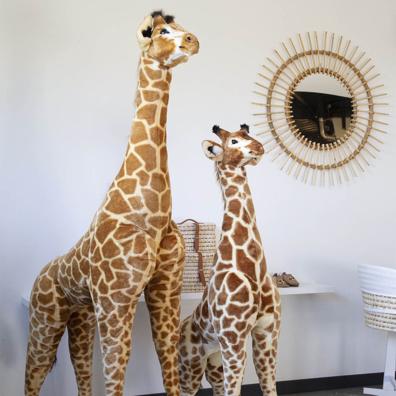 Grande peluche Girafe 135 cm - Made in Bébé