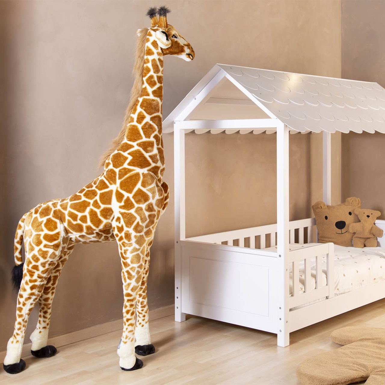 Standing store stuffed giraffe