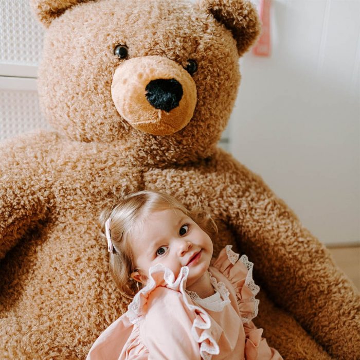 Seated Teddy Bear Stuffed Animal - Image 12