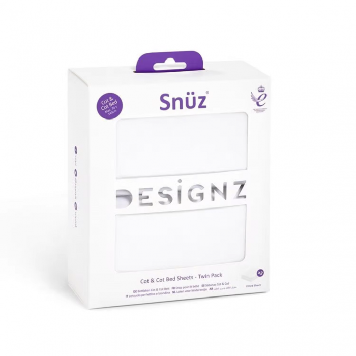 Snuz Cot & Cotbed 2x Fitted Sheets - Image 6