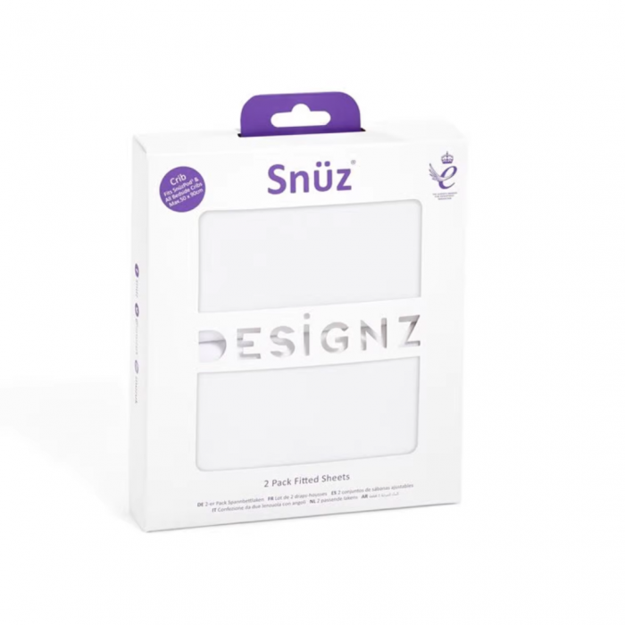SnuzPod 2x Fitted Sheets (Crib) - Image 2