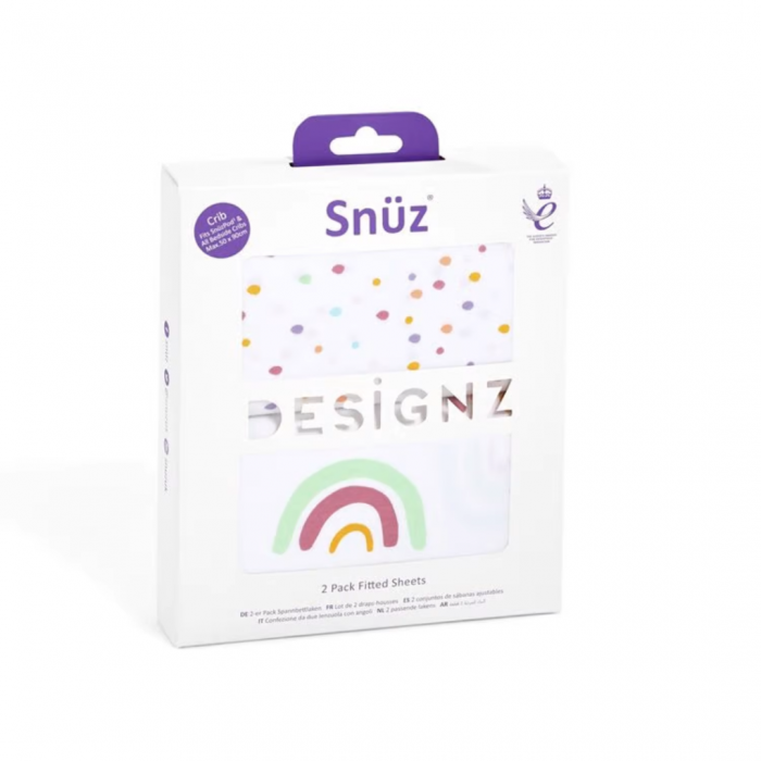 SnuzPod 2x Fitted Sheets (Crib) - Image 3