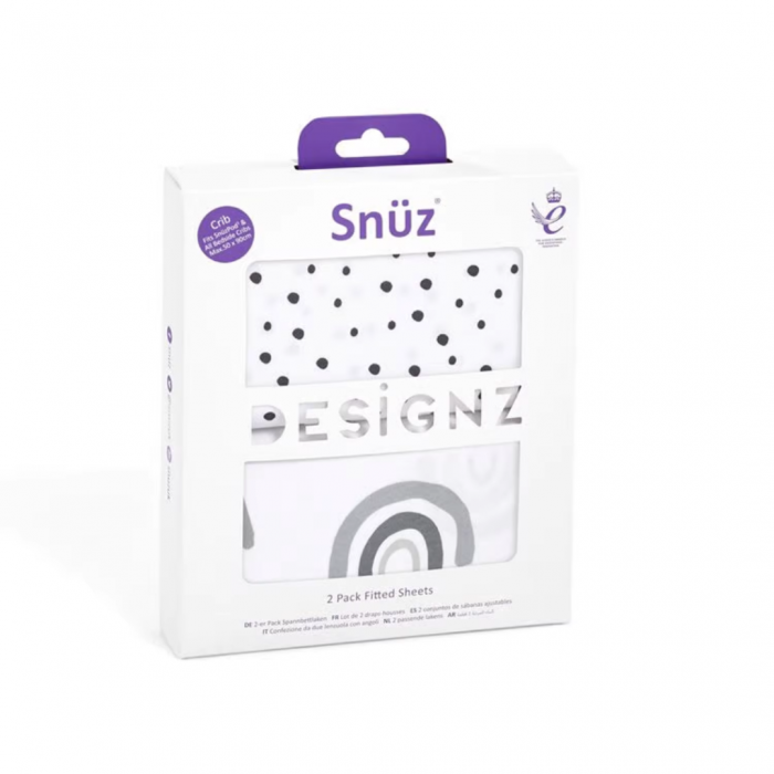 SnuzPod 2x Fitted Sheets (Crib) - Image 4