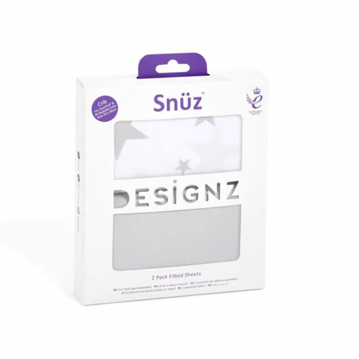 SnuzPod 2x Fitted Sheets (Crib) - Image 5