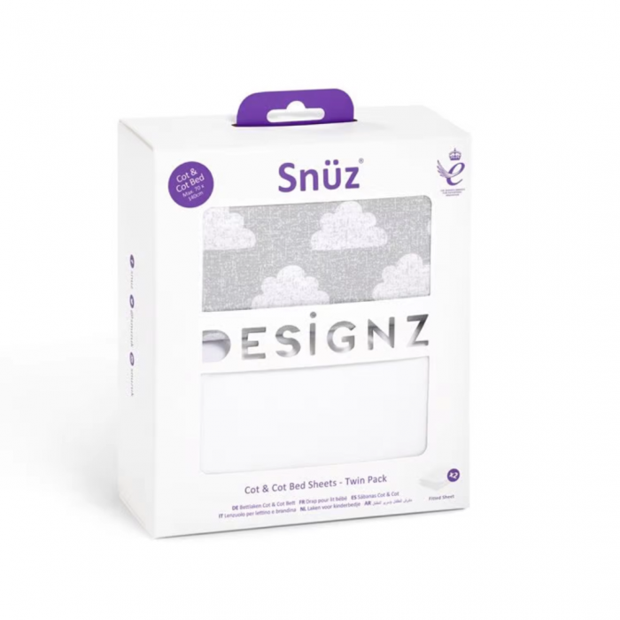 Snuz Cot & Cotbed 2x Fitted Sheets - Image 4