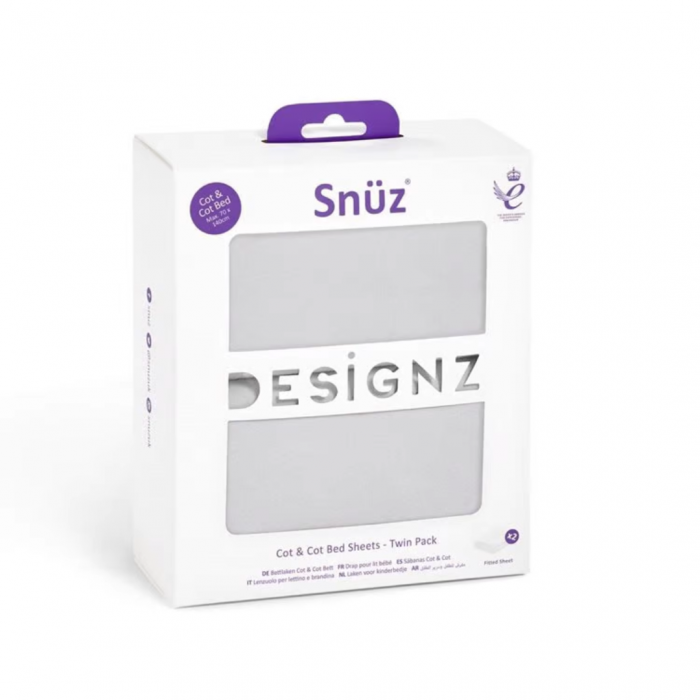 Snuz Cot & Cotbed 2x Fitted Sheets - Image 5