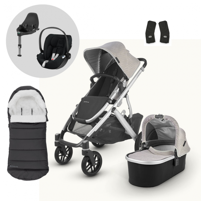 White uppababy best sale vista