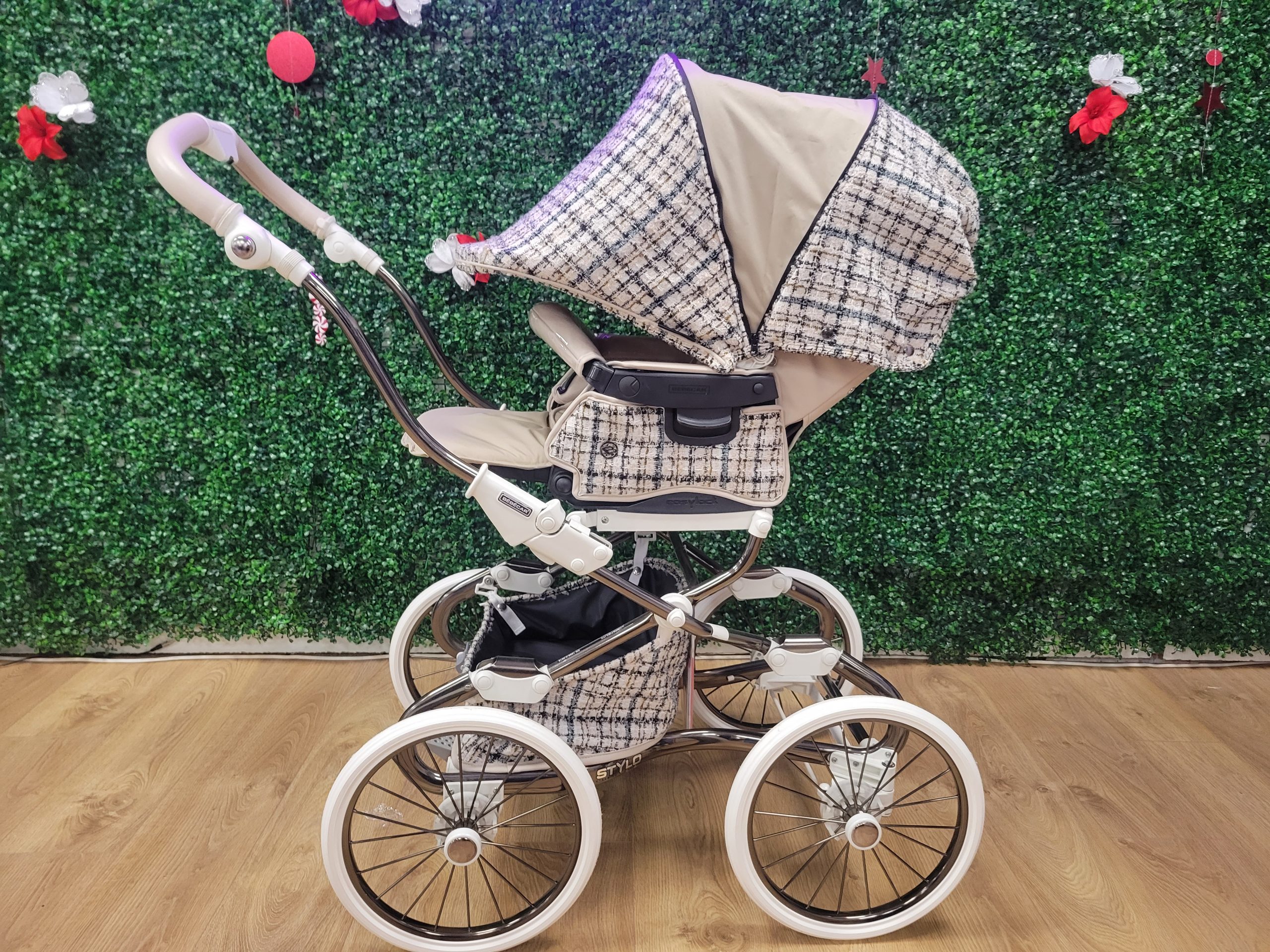 Bebecar Stylo Class Woven Latte BABY LADY EXCLUSIVE