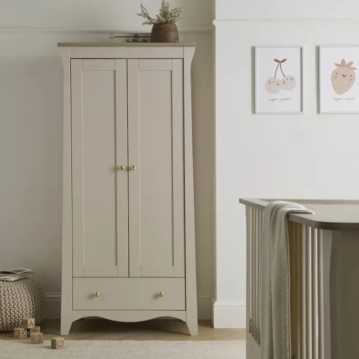 CuddleCo Clara Furniture Nursery Set - Cashmere & Ash (3 Piece) - Image 5