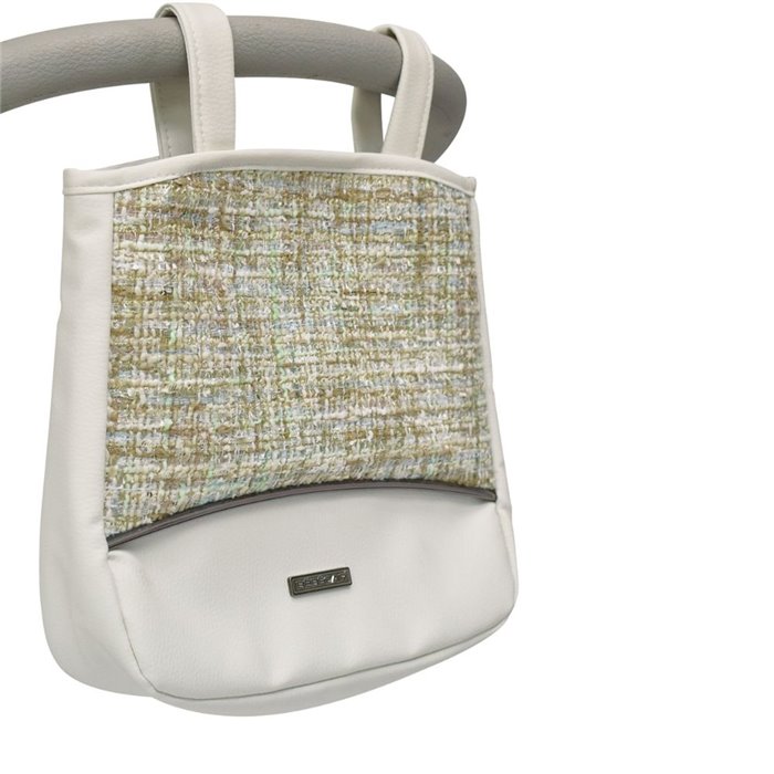 Bebecar Dolls Pram - Cream Weave - Image 4