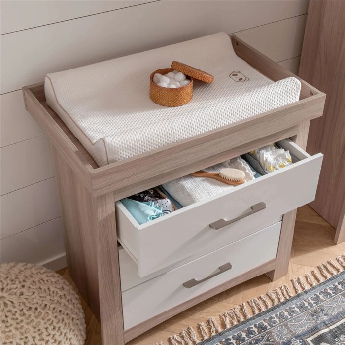 CuddleCo Lana 3 Peice Furniture - Ash & White - Image 7