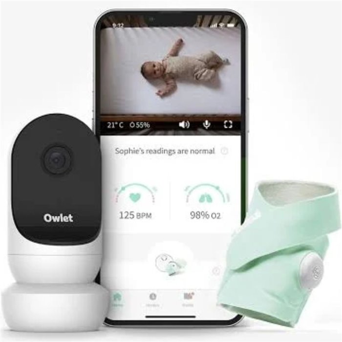 Owlet With Smart Sock Duo- Mint