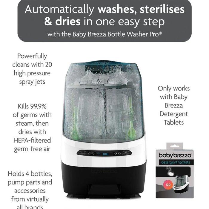 Baby Brezza Bottle Washer and Steriliser Dryer - Image 4