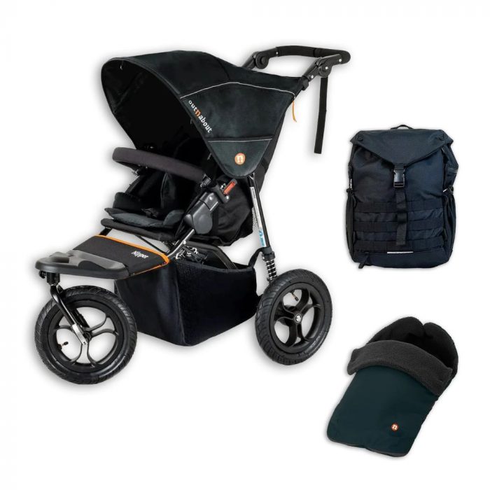 OutnAbout Nipper V5 All Terrain Pushchair Adventure Bundle