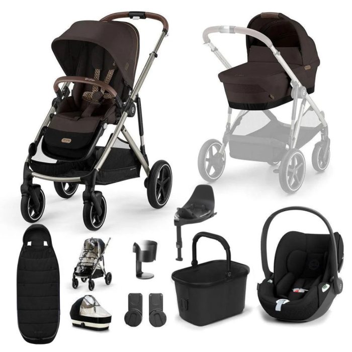 Cybex Gazelle S Pushchair Bundle With Cloud T i-Size Baby Car Seat & Base (11 Piece) - Image 3