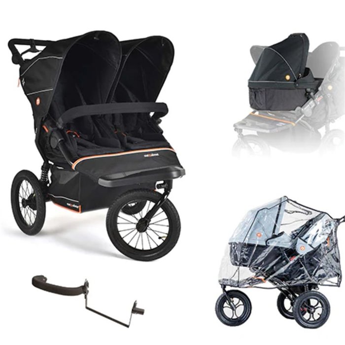 OutnAbout Nipper Double V6 Plus Newborn and Toddler Bundle